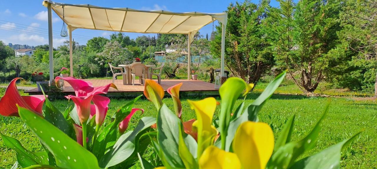 Sundial House Apartment Gouvia Bagian luar foto